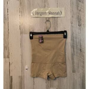 Maidenform Shaping High Waist Boyshort Small Slimming Waist Trainer B#8